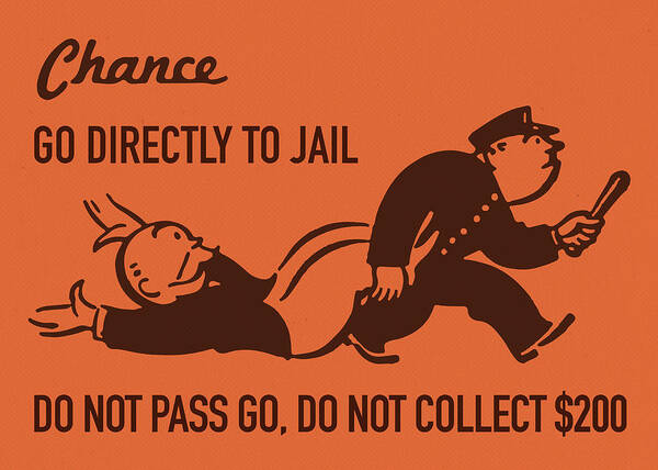 go to jail card